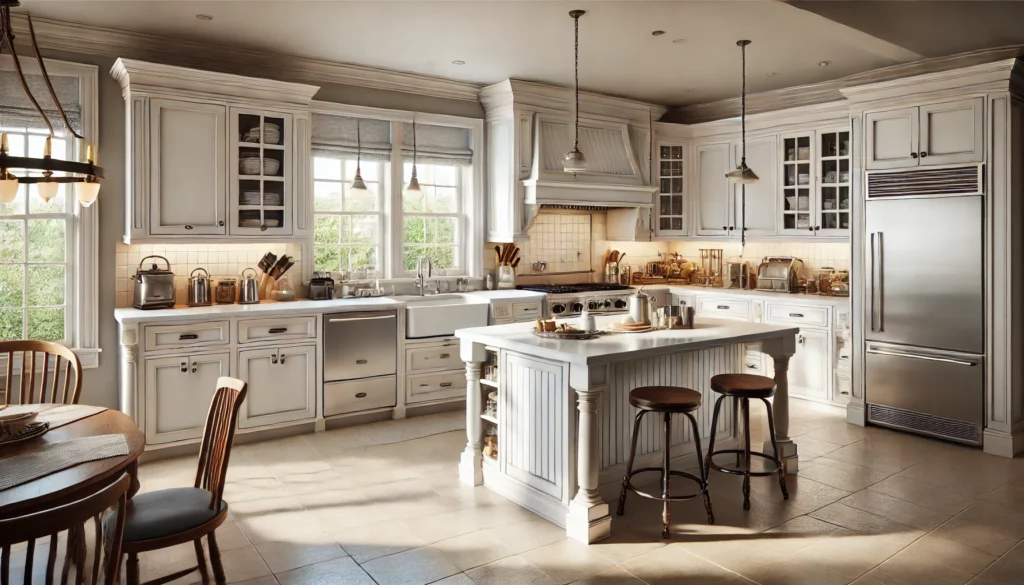 raised panel kitchen cabinet