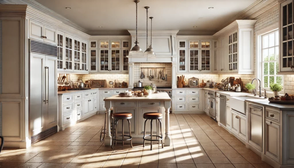 inset style kitchen cabinet