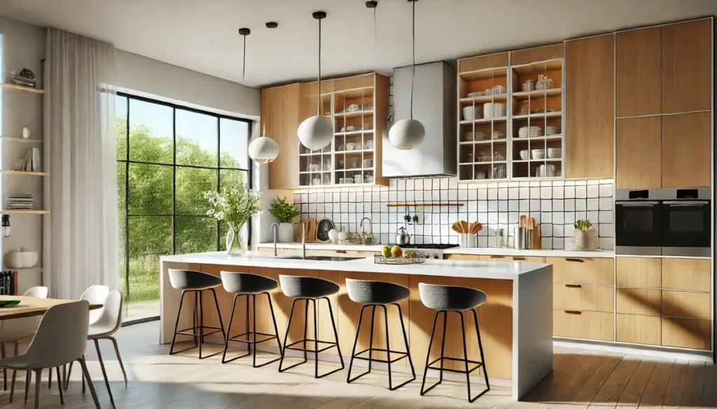 melamine kitchen cabinet