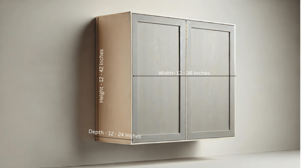 wall kitchen cabinet standard dimensions