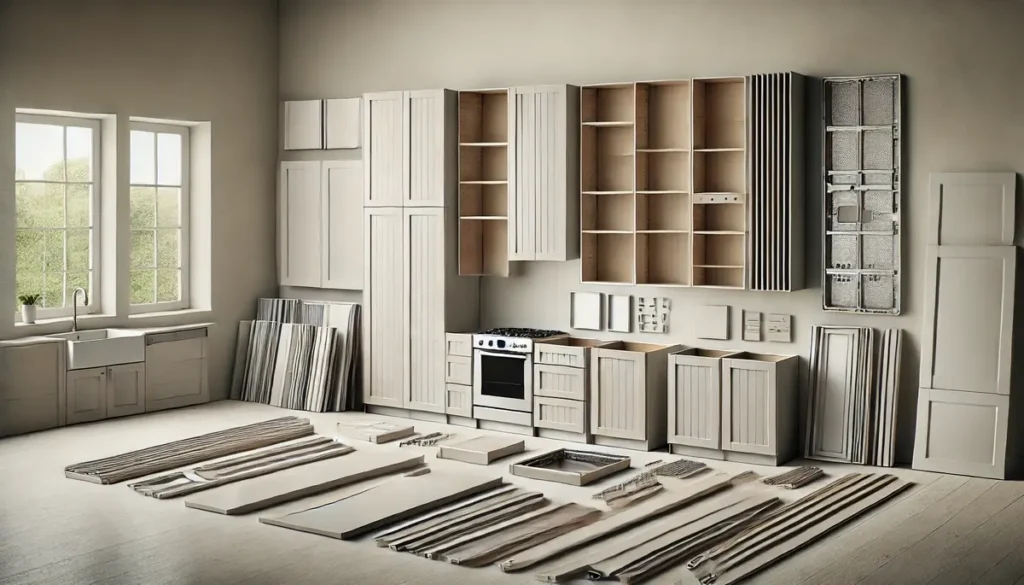rta kitchen cabinet main parts