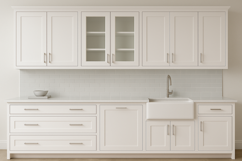 modern shaker style kitchen cabinet