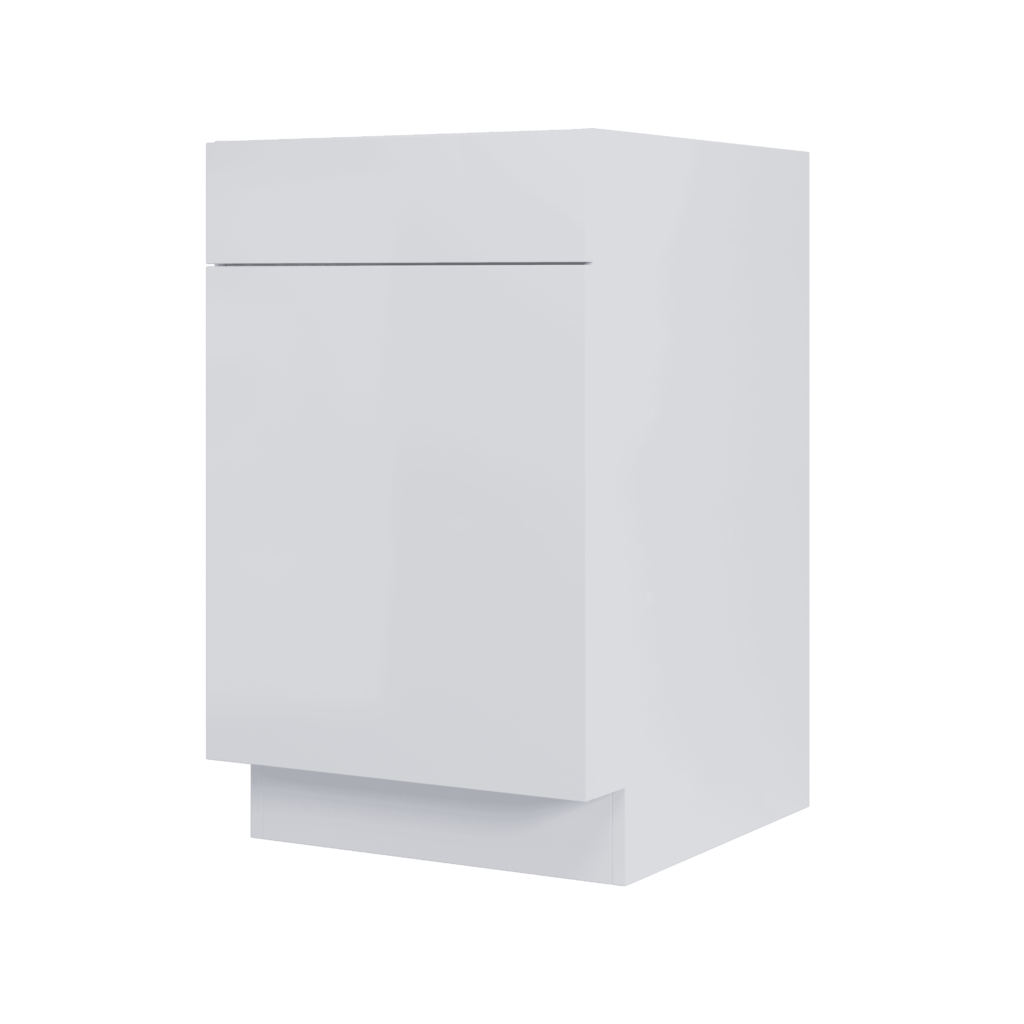 Glacial White Euro Cabinets