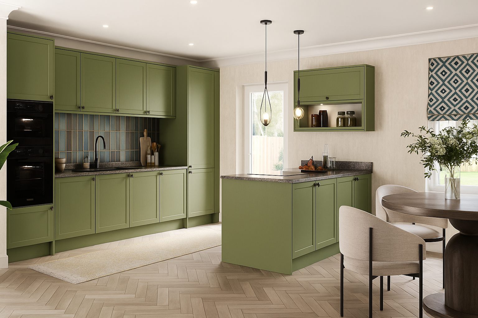 nano green cabinets