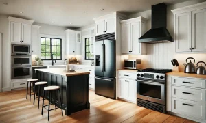 What Color Cabinets Go With Black Stainless Steel Appliances